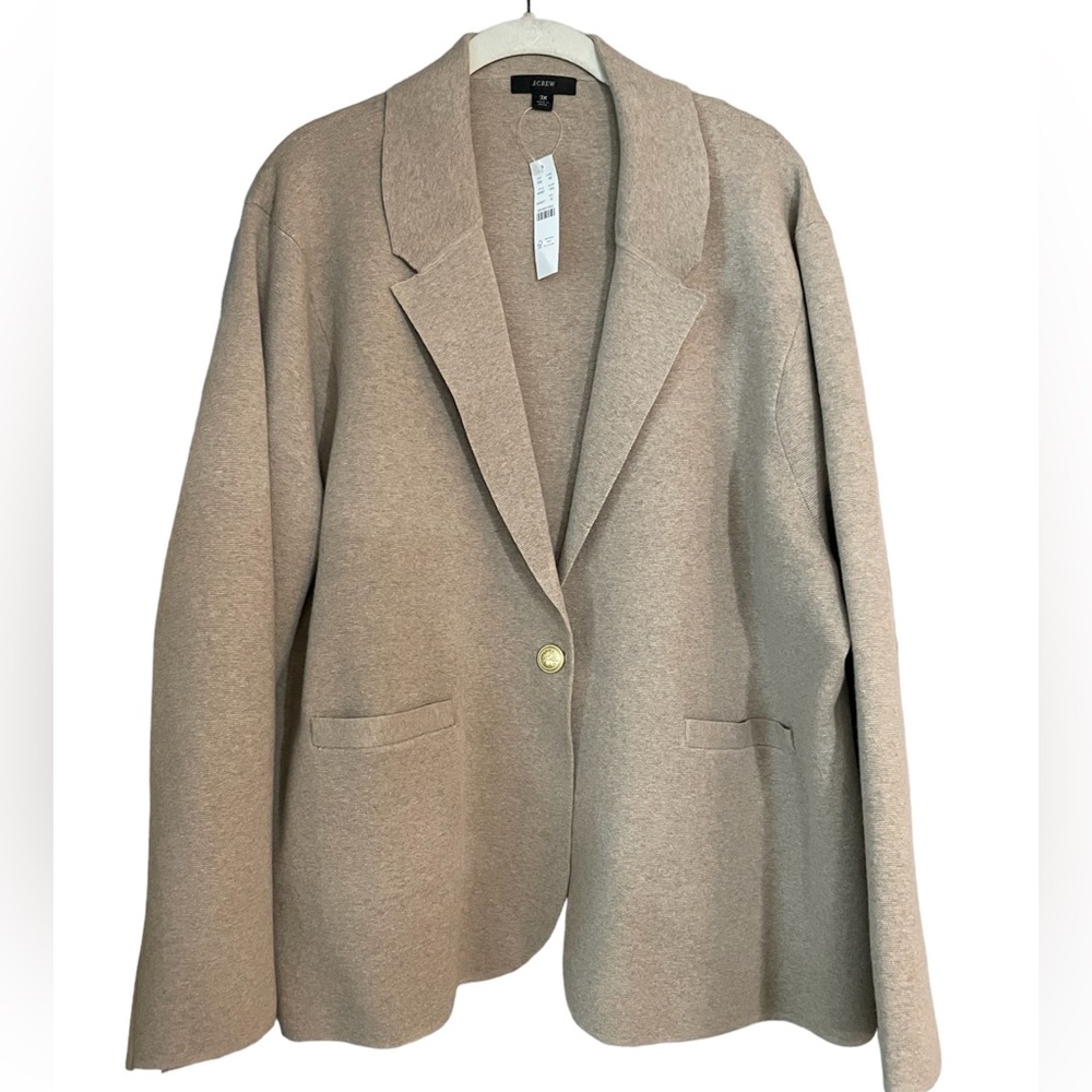 J. Crew Camille Shrunken Sweater-Blazer